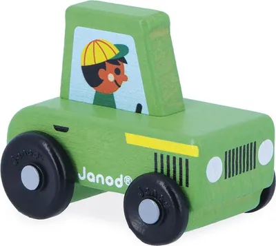 Produktbild von Janod - Cross Roads - Grüner Traktor