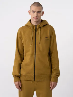 Zdjęcie produktu dla Bluza męska 4F, żółta, rozmiar S – styl i wygoda