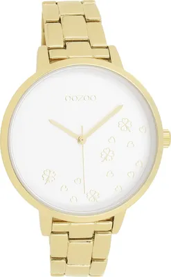 Produktbild von Oozoo Armbanduhr gold Edelstahl Timepieces Damen Analog-Quarzuhr UOC11122