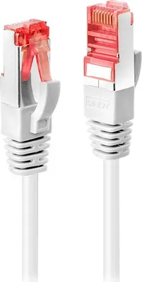 Produktbild von Lindy 47801, 30 m, Cat6, S/FTP (S-STP), RJ-45, RJ-45, Weiß