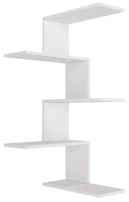 Immagine prodotto di Mensola angolare in legno "Caniko" - 51 x 29 x 109 cm - Bianco