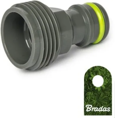 Produktbild von Schlauchkupplung Reparator Schlauchverbinder Hahnanschluß 1/2" 3/4" 1" Bradas 50. Anschlußstück 3/4"