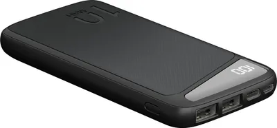 Produktbild von Goobay 53935, 10000 mAh, Lithium Polymer (LiPo), 3,7 V, Schwarz