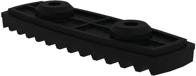 Produktbild von Günzburger Steigtechnik 2x nivello-Fußplatte elektrisch ableitfähig für Holmhöhe 85 / 98 mm - 019220