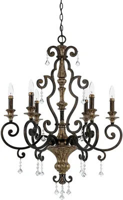 Produktbild von Elstead Marquette Kronleuchter E14 6-fach 97cm Erbstück