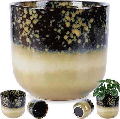 Produktbild von Vilde Blumentopf Pflanzentopf Übertopf aus Porzellan 17,5 cm