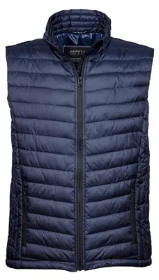 Produktbild von Tee Jays Herren Steppweste / Weste, gefüttert FK930 (L) (Dunkles Marineblau)