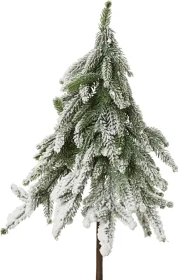 Produktbild von Everlands künstlicher Mini-Baum Kunststoff Ø 20 x 80 cm grün-weiß