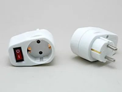 Produktbild von Durchführstecker + Schalter in Folie