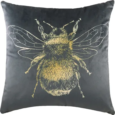 Immagine prodotto di Evans Lichfield - Bee - Copricuscino RV1857 (43cm x 43cm) (Grigio)