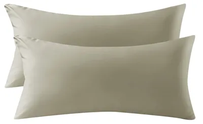 Immagine prodotto di Set di 2 federe per cuscini, 40x80 cm, in cotone satinato con cerniera