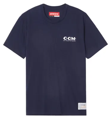 Obrázok produktu pre Tričko CCM 125 rokov s logami, veľkosť:M, farba:Navy