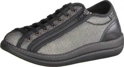 Produktbild von Liromed 500 Bequemschuh Damen Leder Stretch Schwarz/Weiß (Größe 35)