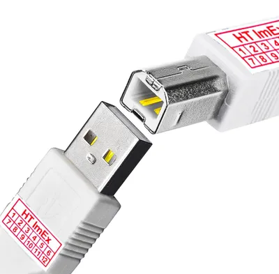 Produktbild von Weiß Drucker Scanner Anschluss USB Kabel für Brother Laser DCP-7055, DCP-L3550CDWG1