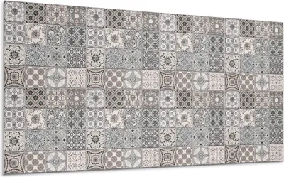 Obrázok produktu pre Geometrický Vzor – Samolepiace Dlaždice – PVC Obklad – Nástenné Obklady – Nástenné Dekorácie – Samolepiace Obklady do Kúpeľne a Kuchyne – 120 x 60 cm