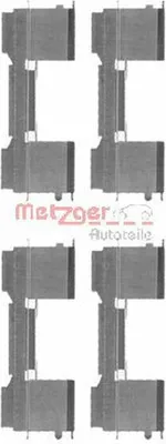 Produktbild von METZGER 109-1729 Zubehörsatz Scheibenbremsbelag für FIAT Ducato Kastenwagen (250, 290) Ducato Pritsche / Fahrgestell (250, 290) für CITROËN für FORD
