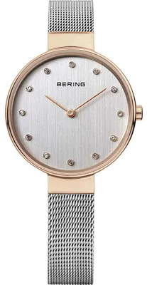 Produktbild von BERING Classic Damenuhr silber/roségoldfarben 12034-064