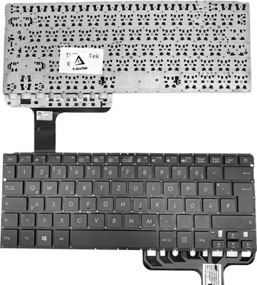 Produktbild von DEUTSCHE-Tastatur Keyboard Schwarz kompatibel für ASUS ZenBook UX305FA