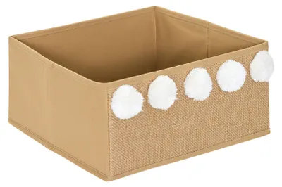 Produktbild von Faltbare Aufbewahrungsbox mit Pompons