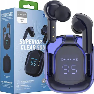 Obrázek produktu pro Bezdrátová sluchátka Acefast In-Canal Tws Bluetooth Blue