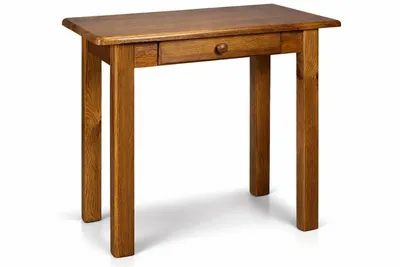 Produktbild von Esstisch mit Schublade Küchentisch Tisch Massiv Kiefer Speisetisch in versch. Größen (60x80, Eiche)