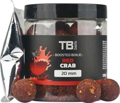 Zdjęcie produktu dla TB Baits Tomas Blazek Boilie Booster Red Crab 120gr 20mm - kulki hakowe w zalewie