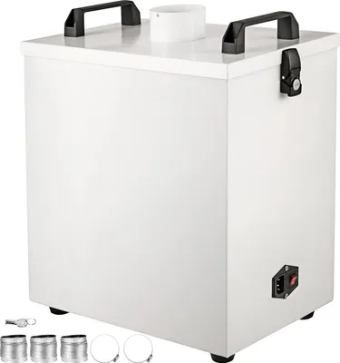 Produktbild von VEVOR Luftreiniger 80 W Laser-Gravur-Rauchreiniger 220 V, Lasergravurmaschine , Staubreiniger, Rauchluftreiniger für CNC-Laser, Verschleißfestes Metall, Ventilator Luftreiniger, gegen Staub, Rauch