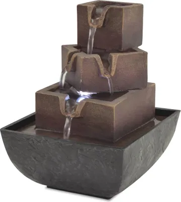 Immagine prodotto di The Living Store fontana da interno con LED in poliresina