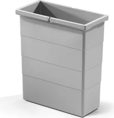 Produktbild von HAILO 1075989 Inneneimer 14 Liter in Signalgrau für Abfallsorter CARGO-Soft / Eimer / Abfalleimer