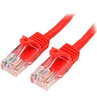 Obrázek produktu pro StarTech.com 45PAT1MRD, 1 m, Cat5e, U/UTP (UTP), RJ-45, RJ-45, Červená