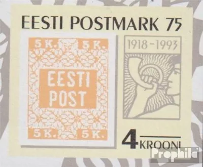 Produktbild von Briefmarken Estland 1993 Mi 215 (kompl.Ausg.) postfrisch Briefmarken