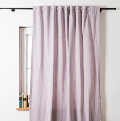 Produktbild von Vorhang Smok-Schlaufe Streifen lila beige 245cm von SCHÖNER LEBEN.