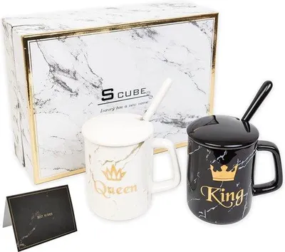 Immagine prodotto di Set di tazze da caffè decorative in plastica riciclata