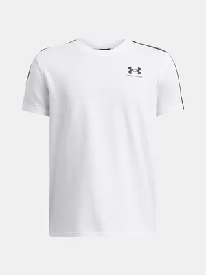 Produktbild von Under Armour UA B Icon Taped SS weiss YSM