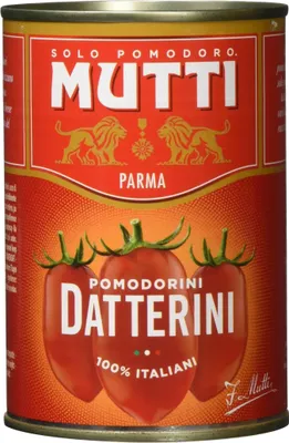 Produktbild von Mutti Pomodori Datterini, Datteltomaten, 6 x 400g (Abtropfgewicht - 6 x 240g)