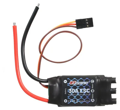 Produktbild von GTSKYTENRC 2-4S 30A Brushless ESC Motor Drehzahlregler Fernbedienung BEC ESC fuer Starrfluegler 450 V2 Hubschrauber Boot FPV F450 Mini Quadcopter Drohne ohne Stecker