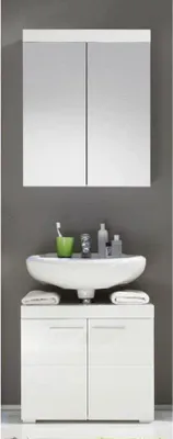 Produktbild von Badezimmerschrank Hochglanz 60cm