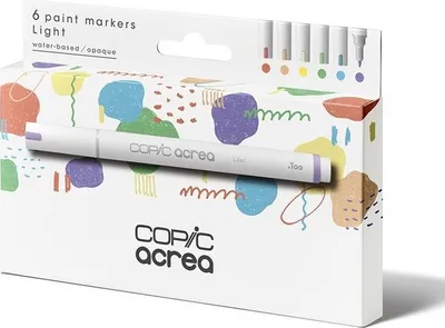 Obrázek produktu pro Akrylové fixy COPIC Acrea, 6ks pastelové tóny
