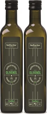 Produktbild von Olivenöl 2x 500 ml (1000 ml)aus Italien | nativ - extra vergine - fruchtig - wenig Säure | biokontor Gourmet