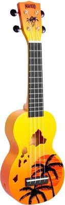 Produktbild von Mahalo Hawaii Hawaii Orange Burst Sopran Ukulele