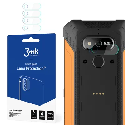 Produktbild von 3mk Hybridglas Lens Protection für MyPhone Hammer Explorer Kamera Objektiv Kameralinse 0,16mm 6H (4 Stück)