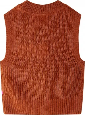Immagine prodotto di Gilet per Bambini Lavorato a Maglia Cognac 116