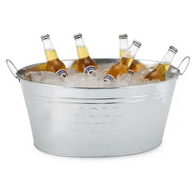 Produktbild von XXL Champagnerschale - Zinkwanne 24 Liter - Champagnerkühler Sektkühler Eiskübel