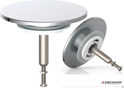 Obrázek produktu pro KIRCHHOFF odtoková zátka pro standardní vanu, 11/2" vanová zátka, odtoková sada, univerzální vanová zátka, chrom