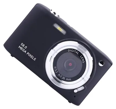 Produktbild von D600 4K-Digitalkamera, 58 MP, 2,88-Zoll-Display, Kompaktkamera mit 16-fachem Zoom für Reisefotografie und Vlogs