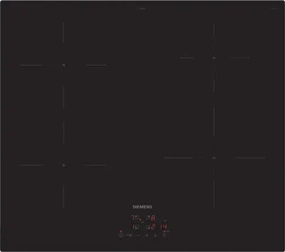 Immagine prodotto di Piano cottura a induzione 60 cm 4 fuochi 4600 w nero Siemens EU611BEB5E