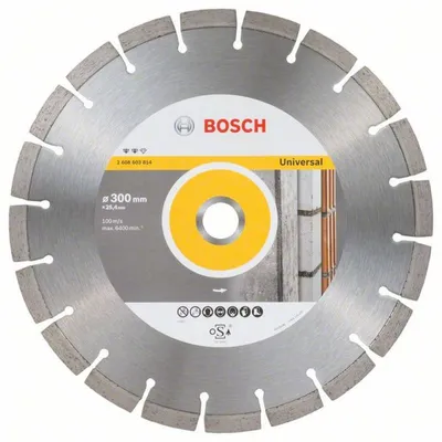 Produktbild von Bosch Diamanttrennscheibe Expert for Universal, 300 x 25,40 x 2,8 x 12 mm 2608603814