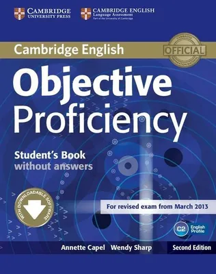 Productafbeelding van Objective Proficiency Student's Book without Answers with Downloadable Software