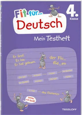 Produktbild von Fit für Deutsch 4. Klasse. Mein Testheft