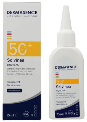 Obrázok produktu pre Dermasence Solvinea Liquid AK Lsf 50+ 75 ml